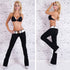 Black Bootcut Denim Jeans